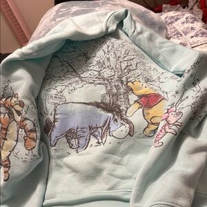 Light Blue Winnie the Pooh Hoodie